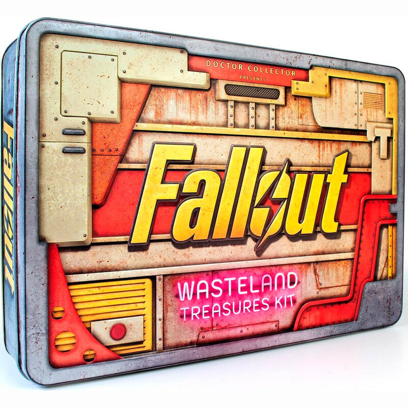 Caja metalica Tesoros del Yermo Fallout - Frikibase.com
