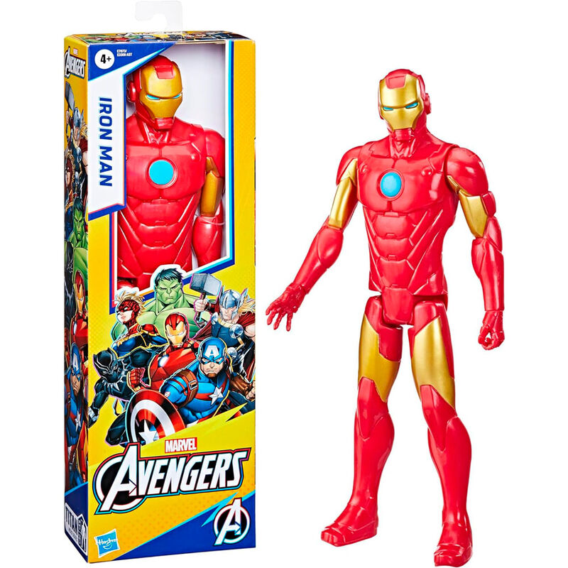 Figura Iron Man Deluxe Titan Hero Vengadores Avengers Marvel 30cm - Frikibase.com