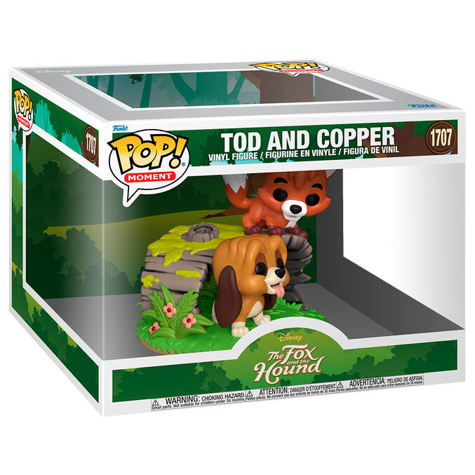 Figura POP Moment Disney The Fox & the Hound Tod & Copper - Frikibase.com