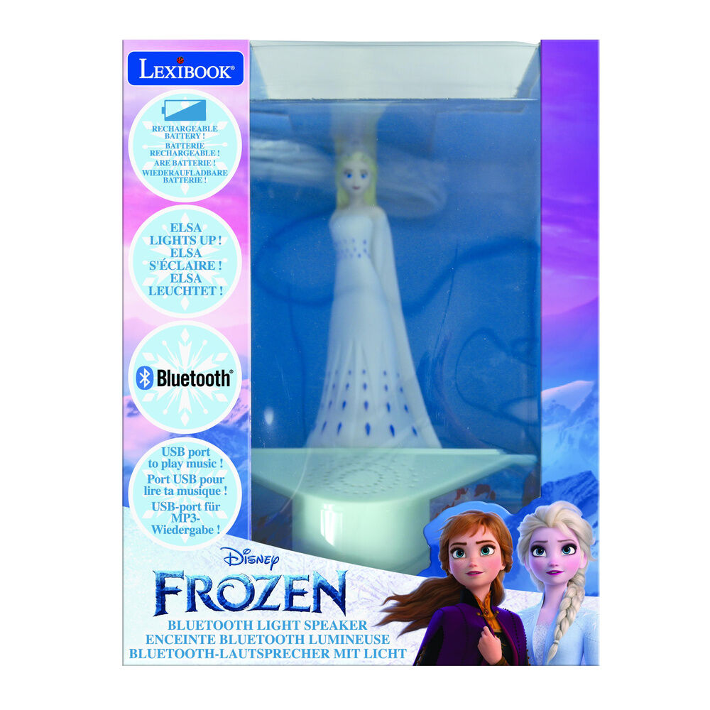 Altavoz Bluetooth Figura Luminosa Elsa Frozen Disney - Frikibase.com