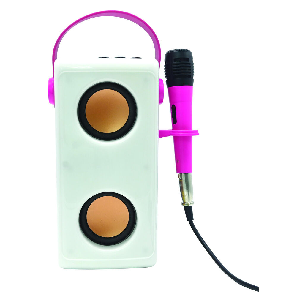 Altavoz Bluetooth Luminoso + Microfono Barbie - Frikibase.com