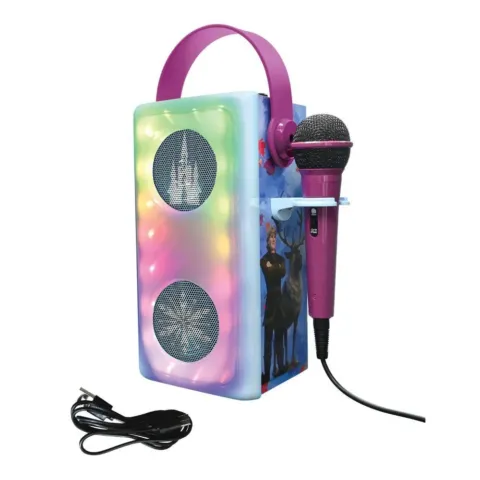 Altavoz Bluetooth Luminoso + Microfono Frozen Disney - Frikibase.com