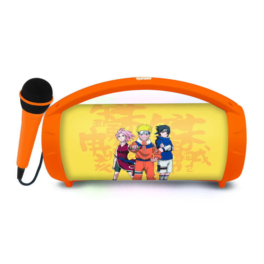 Altavoz Bluetooth Luminoso + Microfono Naruto - Frikibase.com