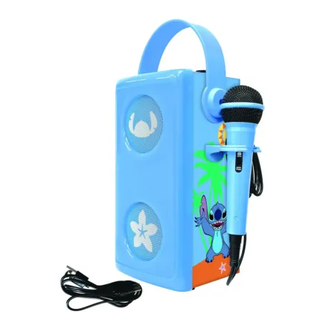 Altavoz Bluetooth Luminoso + Microfono Stitch Disney - Frikibase.com