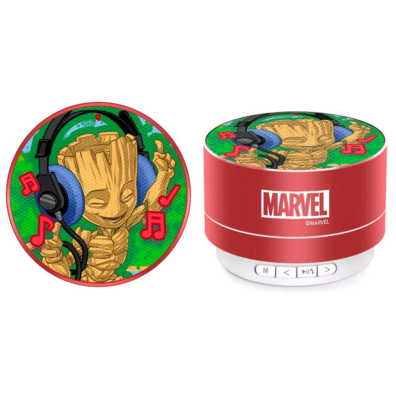 Altavoz portatil inalambrico Groot Guardianes de la Galaxia Marvel - Frikibase.com