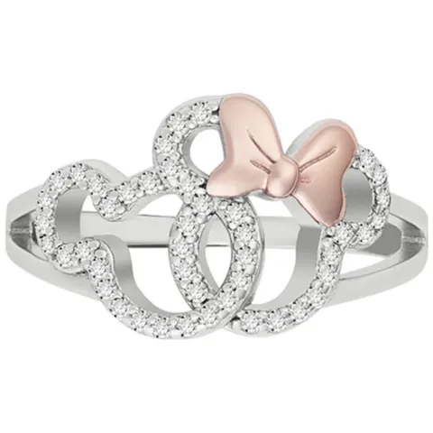 Anillo Mickey & Minnie Disney plata - Frikibase.com