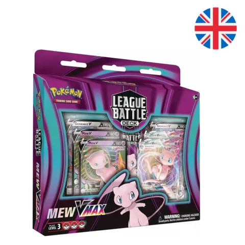 Baraja juego cartas coleccionables Mew VMax Pokemon ingles - Frikibase.com