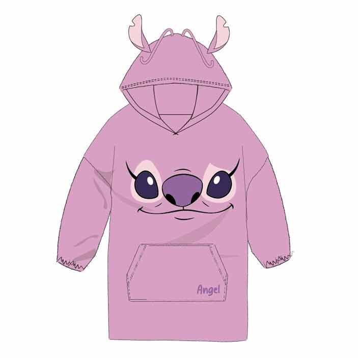 Bata sudadera oversize Angel Stitch Disney adulto - Frikibase.com