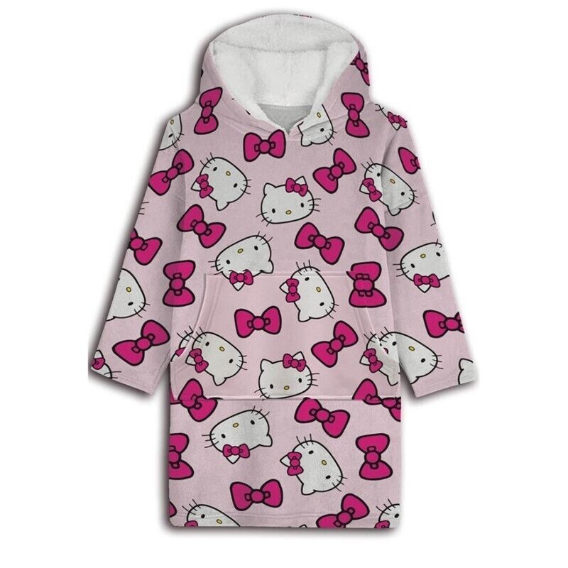 Bata sudadera oversize Hello Kitty infantil - Frikibase.com