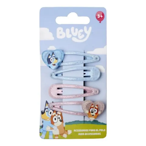 Bilster 4 horquillas pelo Bluey - Frikibase.com
