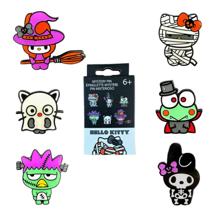 Blind Box Enamel Pin Hello Kitty Halloween Sanrio Loungefly surtido - Frikibase.com