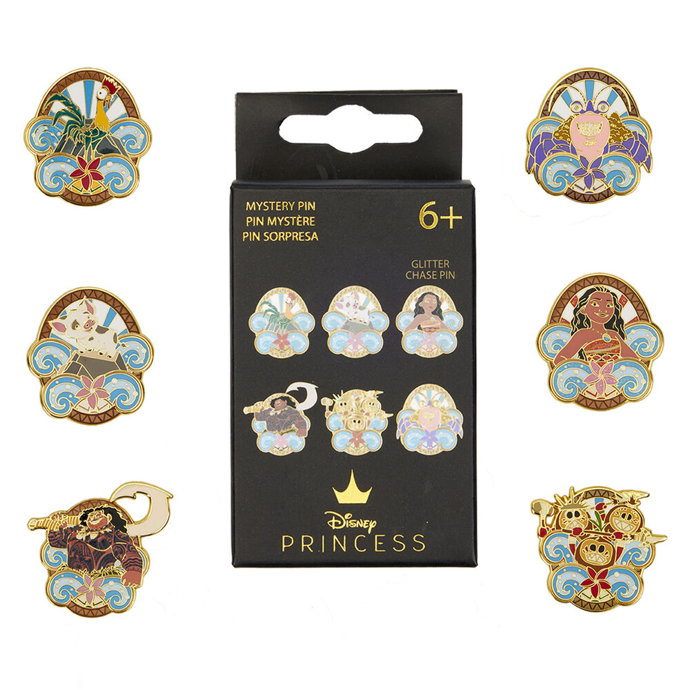 Blind Box Enamel Pin Vaiana Moana Disney Loungefly surtido - Frikibase.com