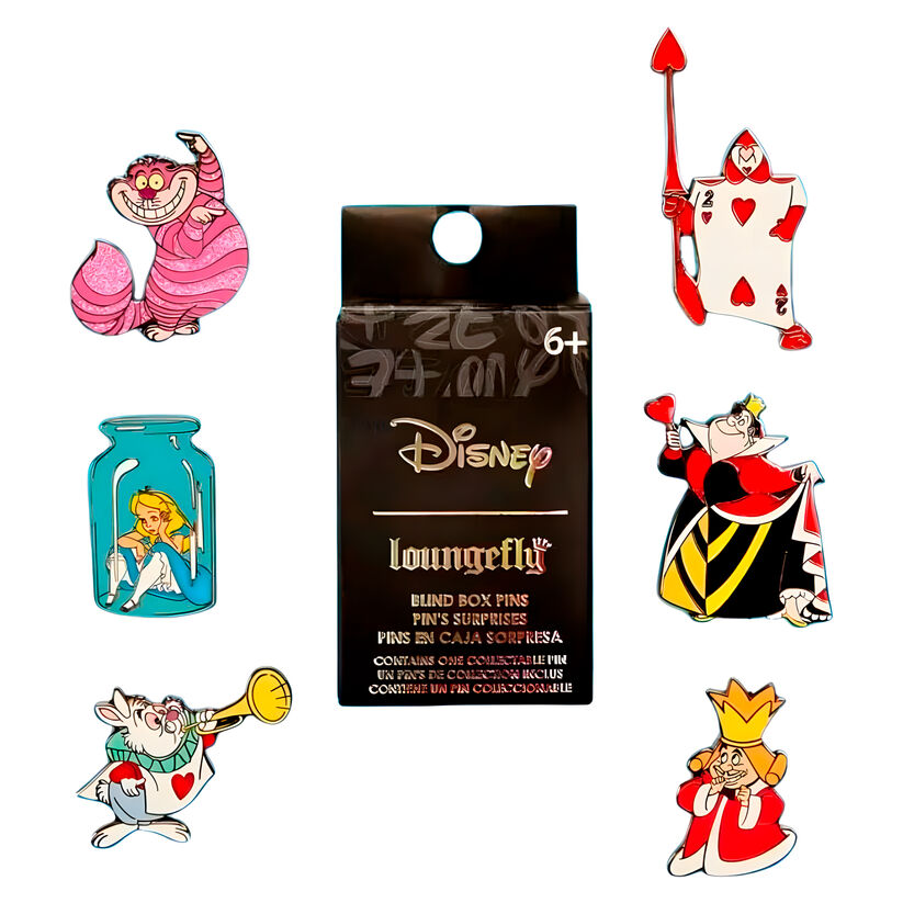 Blind Box Mystery Enamel Pin Alicia en el Pais de las Maravillas Disney Loungefly surtido - Frikibase.com