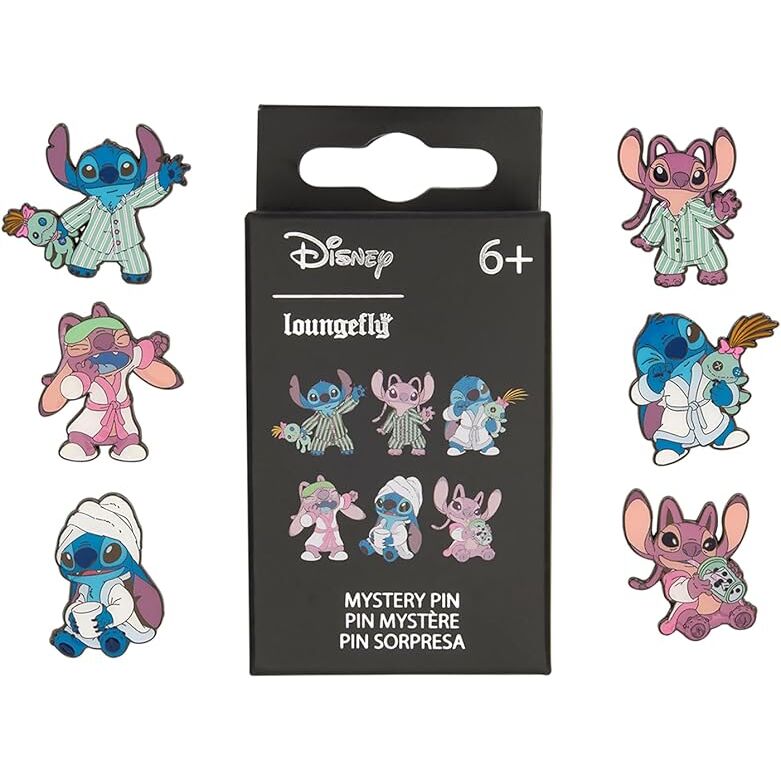 Blind Box Mystery Enamel Pin Stitch & Angel Stitch Disney Loungefly surtido - Frikibase.com