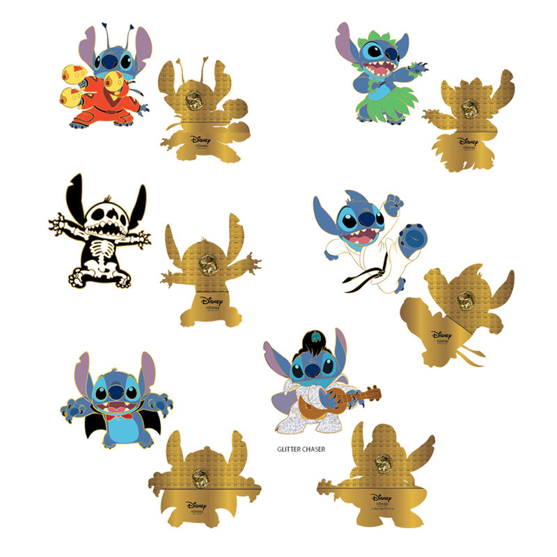 Blind Box Mystery Enamel Pin Stitch Disney Loungefly surtido - Frikibase.com