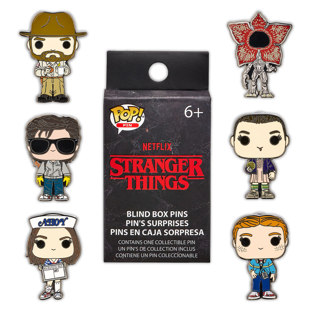 Blind Box Mystery Enamel Pin Stranger Things Loungefly surtido - Frikibase.com