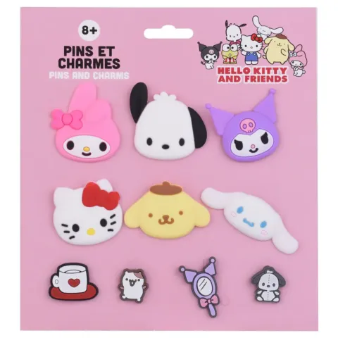 Blister 10 Charms Hello Kitty and Friends - Frikibase.com