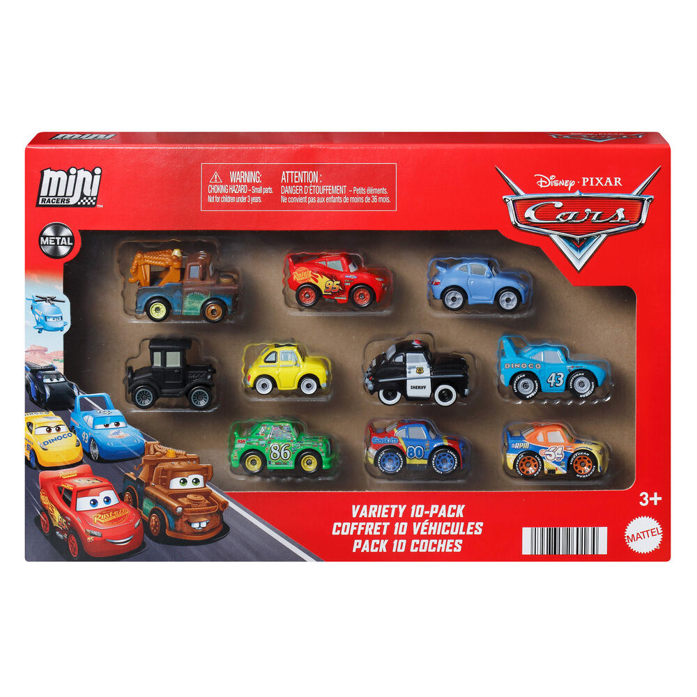 Blister 10 mini coches Cars Disney Pixar - Frikibase.com