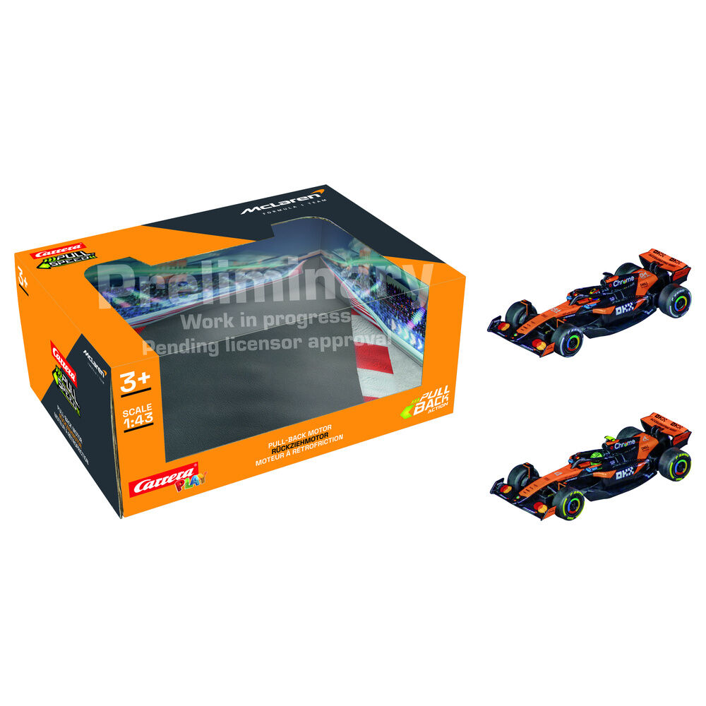 Blister 2 coches F1 McLaren Team Twinpack pull back - Frikibase.com