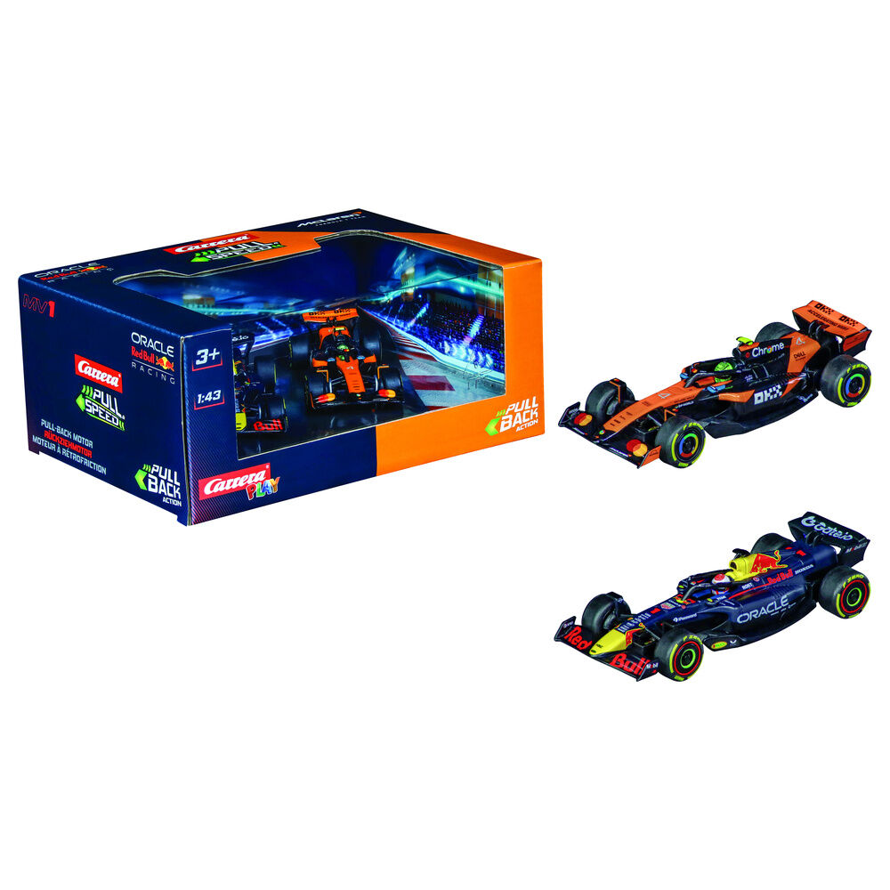Blister 2 coches F1 Twinpack Red Bull pull back - Frikibase.com