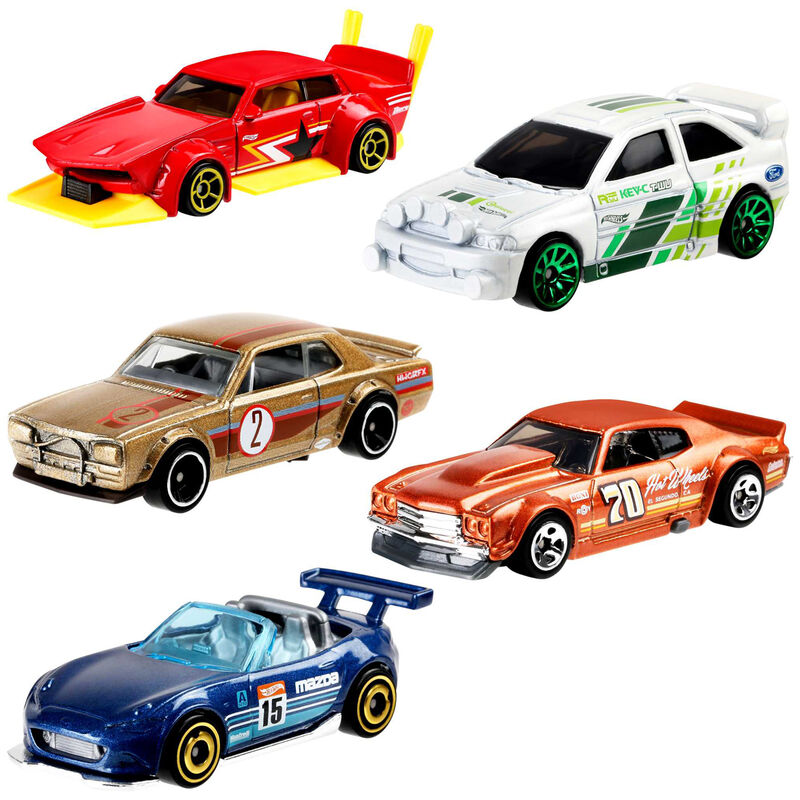 Blister 5 vehiculos Hot Wheels surtido - Frikibase.com
