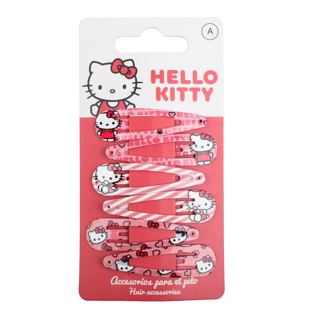 Blister 6 horquillas Hello Kitty - Frikibase.com