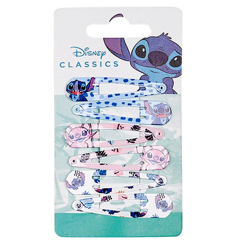 Blister 6 horquillas Stitch Disney - Frikibase.com