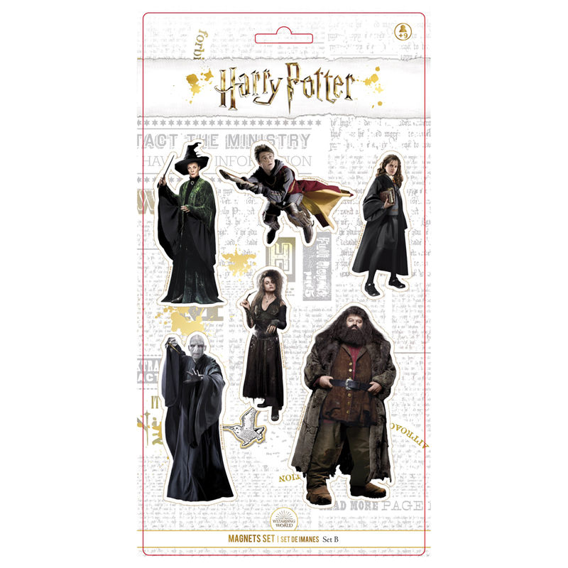 Blister 6 imanes Personajes Harry Potter - Frikibase.com