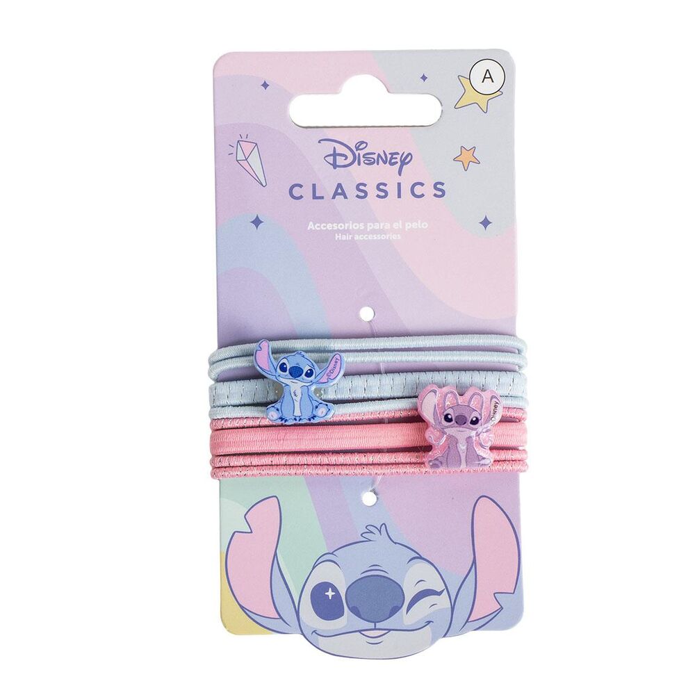 Blister 8 coleteros Angel & Stitch Disney - Frikibase.com