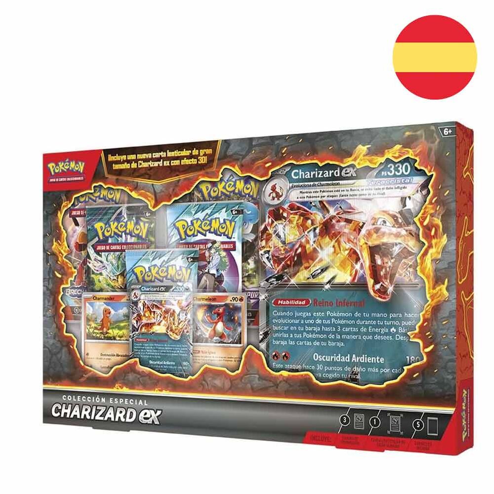 Blister cartas Charizard Pokemon español - Frikibase.com