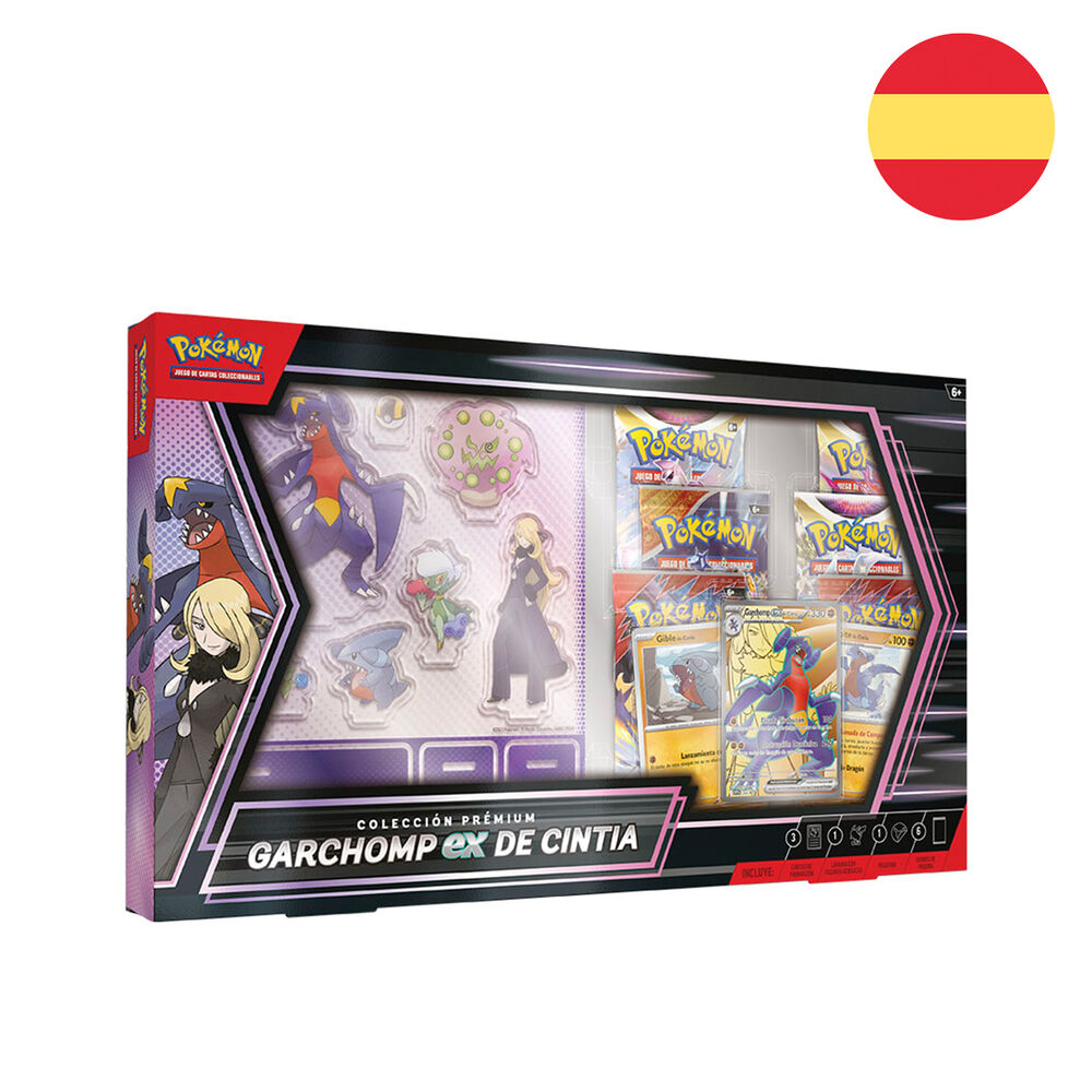 Blister cartas Garchomp ex de Cintia Juntos de Aventuras Pokemon español - Frikibase.com