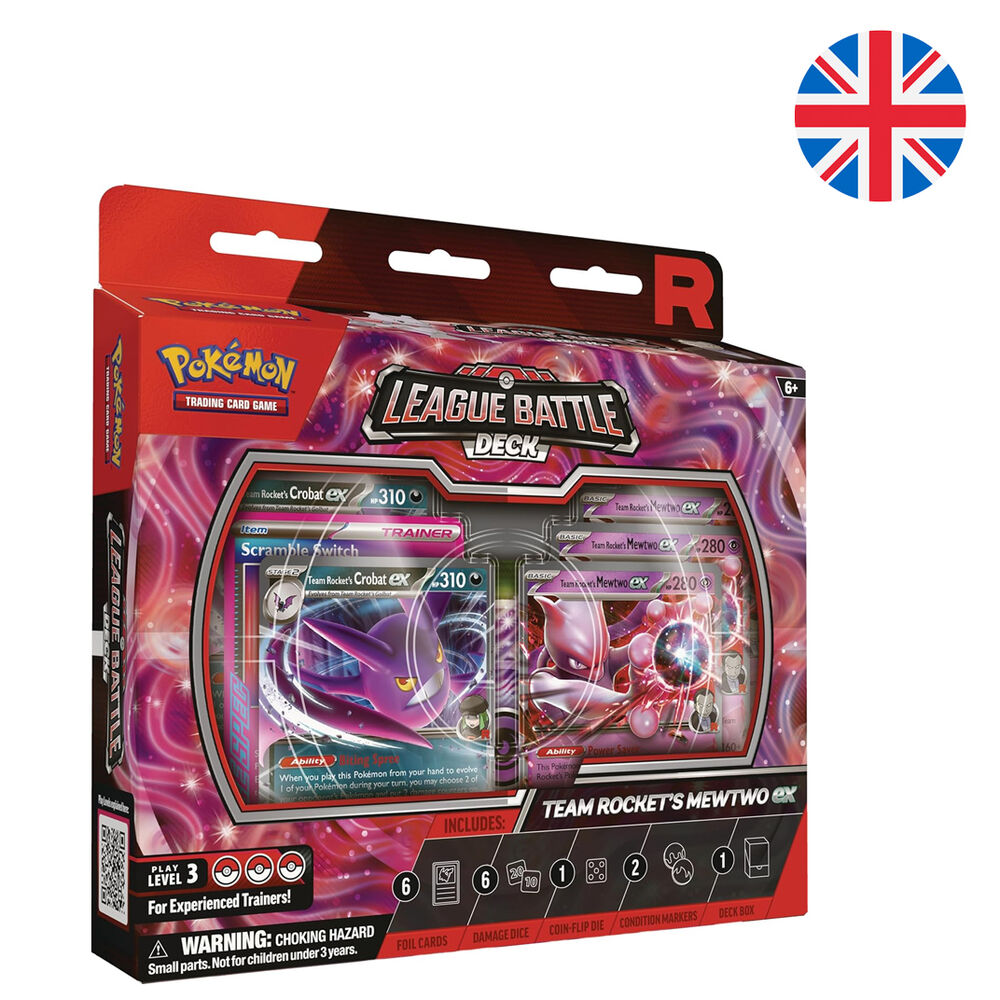 Blister cartas League Battle Deck Team Rockets Mewtwo Ex Pokemon ingles - Frikibase.com