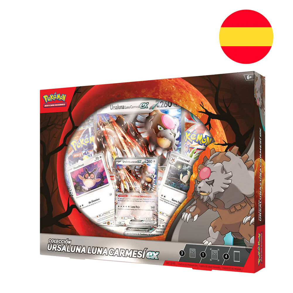 Blister cartas Ursaluna Luna Carmesi Pokemon español - Frikibase.com