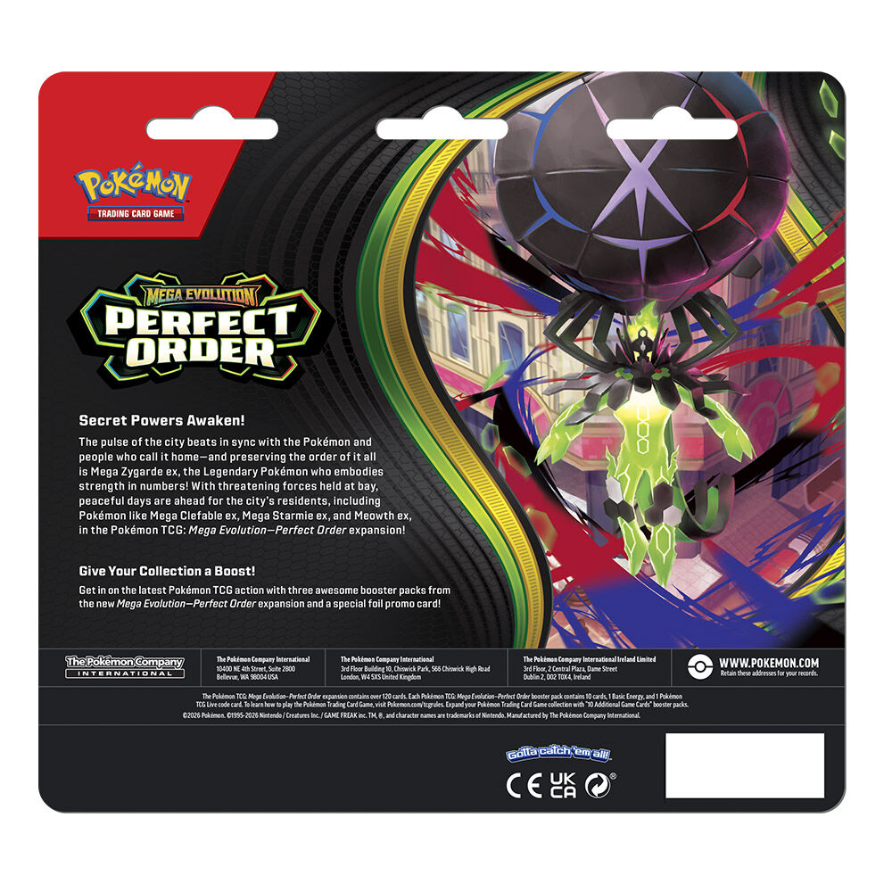 Blister juego cartas 3 sobres Equilibrio Perfecto Pokemon ingles - Frikibase.com