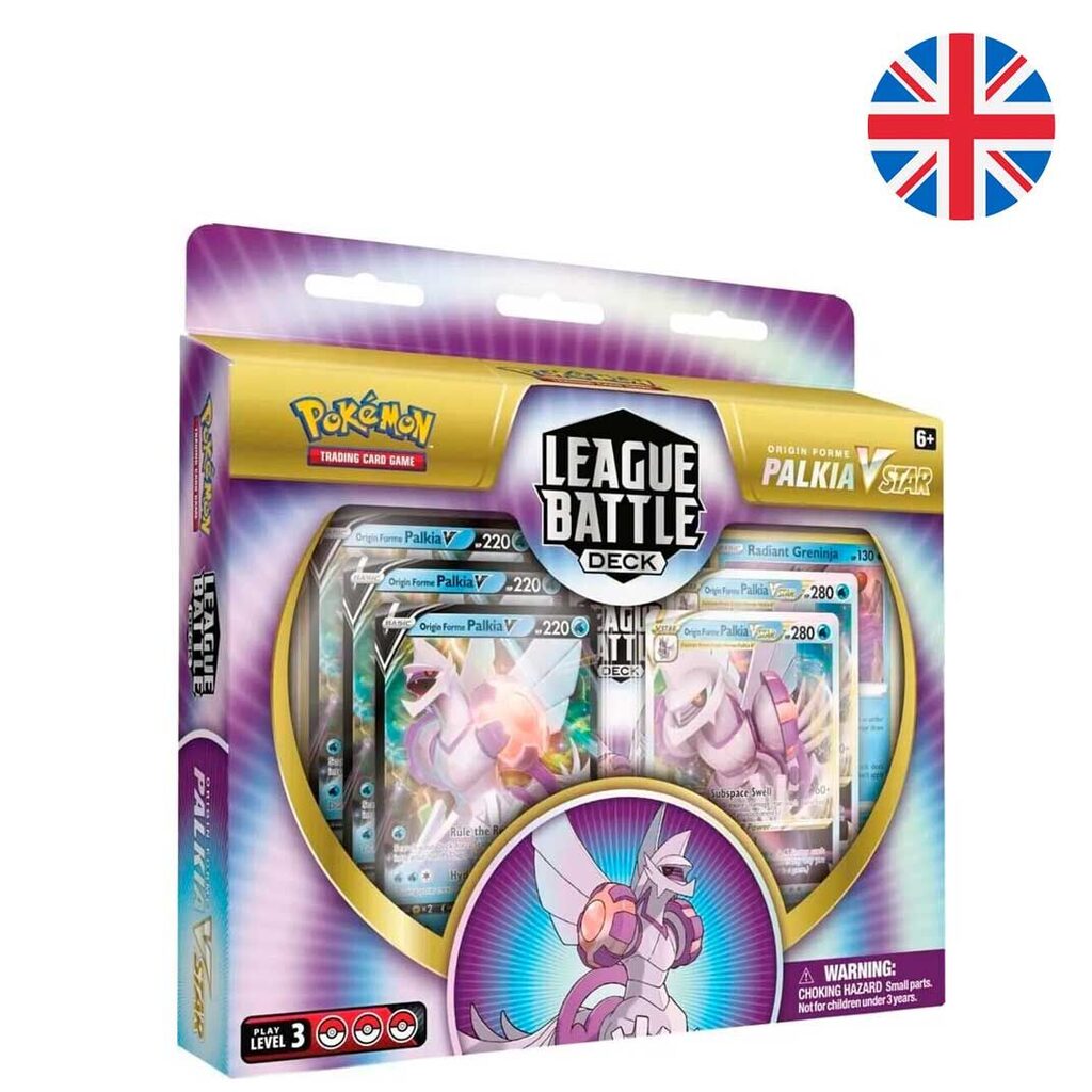 Blister juego cartas coleccionables Palkia Vstar League Battle Deck Pokemon ingles - Frikibase.com
