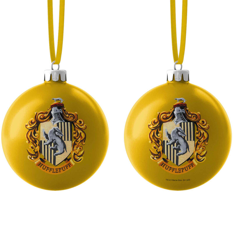 Bola Navidad Hufflepuff Harry Potter - Frikibase.com