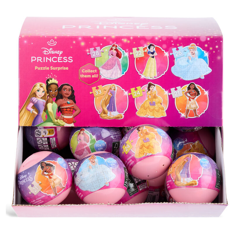 Bola sorpresa puzzle Princesas Disney surtido - Frikibase.com