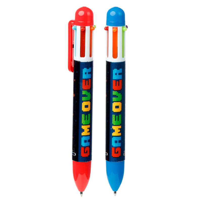 Boligrafo multicolor Game Over - Frikibase.com