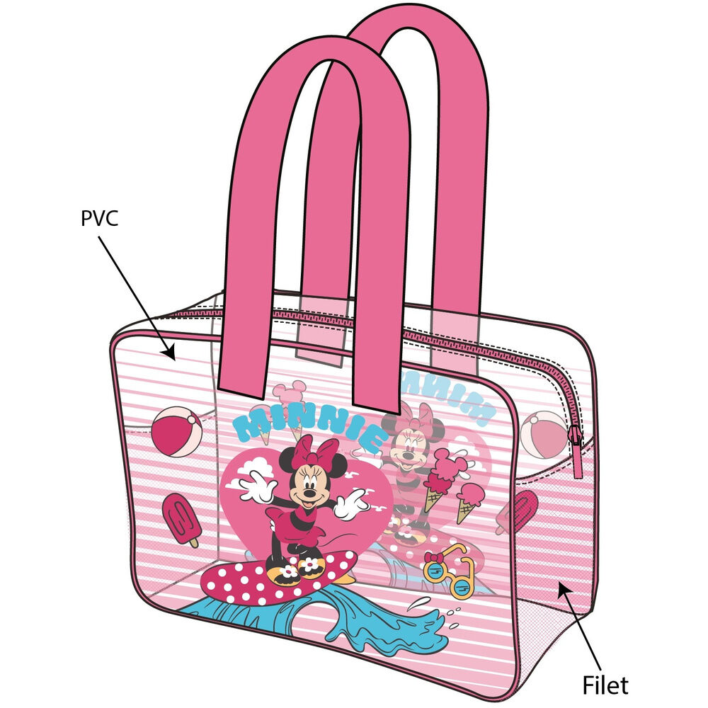 Bolsa playa Minnie Disney - Frikibase.com