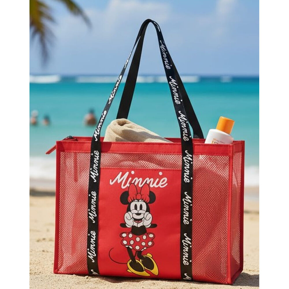 Bolsa playa rejilla Minnie Disney - Frikibase.com