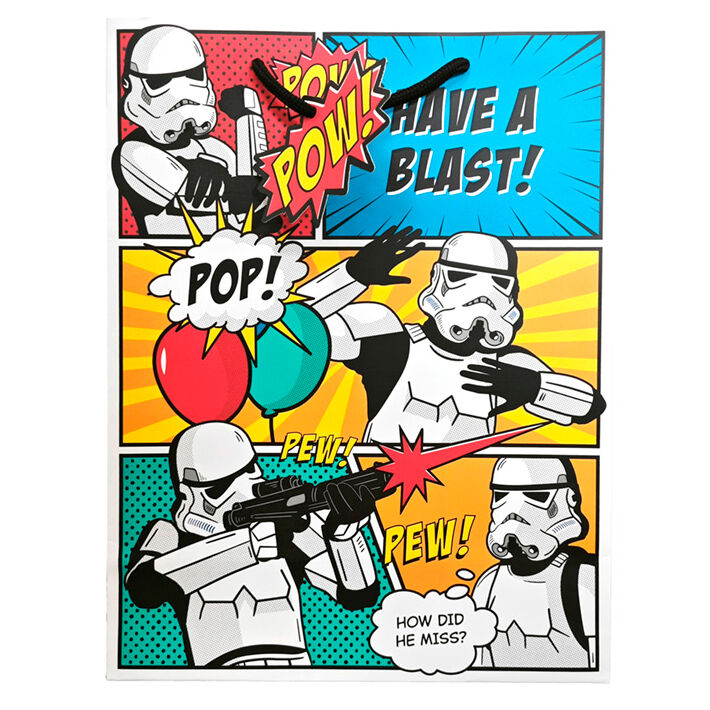 Bolsa regalo The Original Stormtrooper Comic Strip grande Star Wars surtido - Frikibase.com