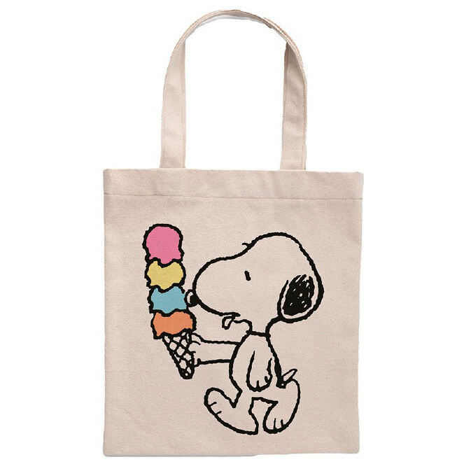 Bolsa shopping Ice Cream Snoopy Peanuts - Frikibase.com