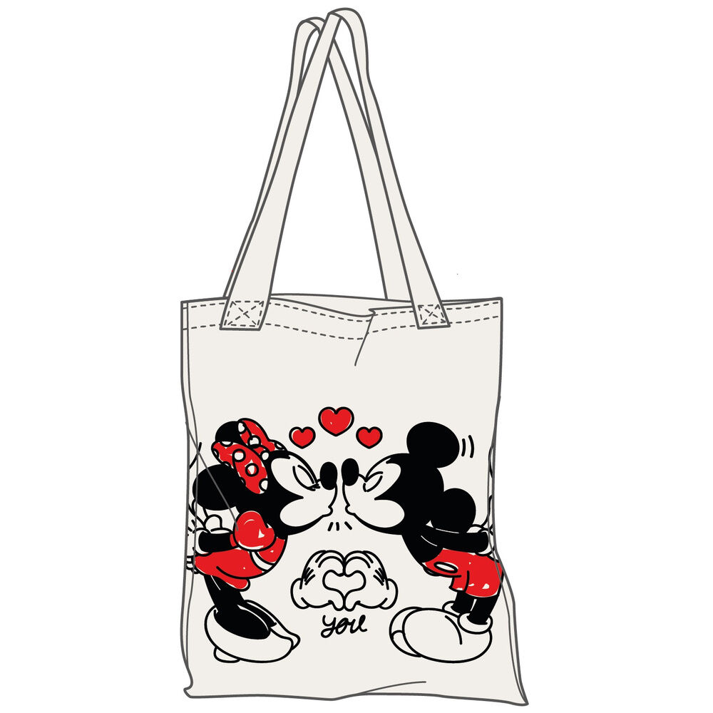 Bolsa shopping Mickey & Minnie Disney - Frikibase.com
