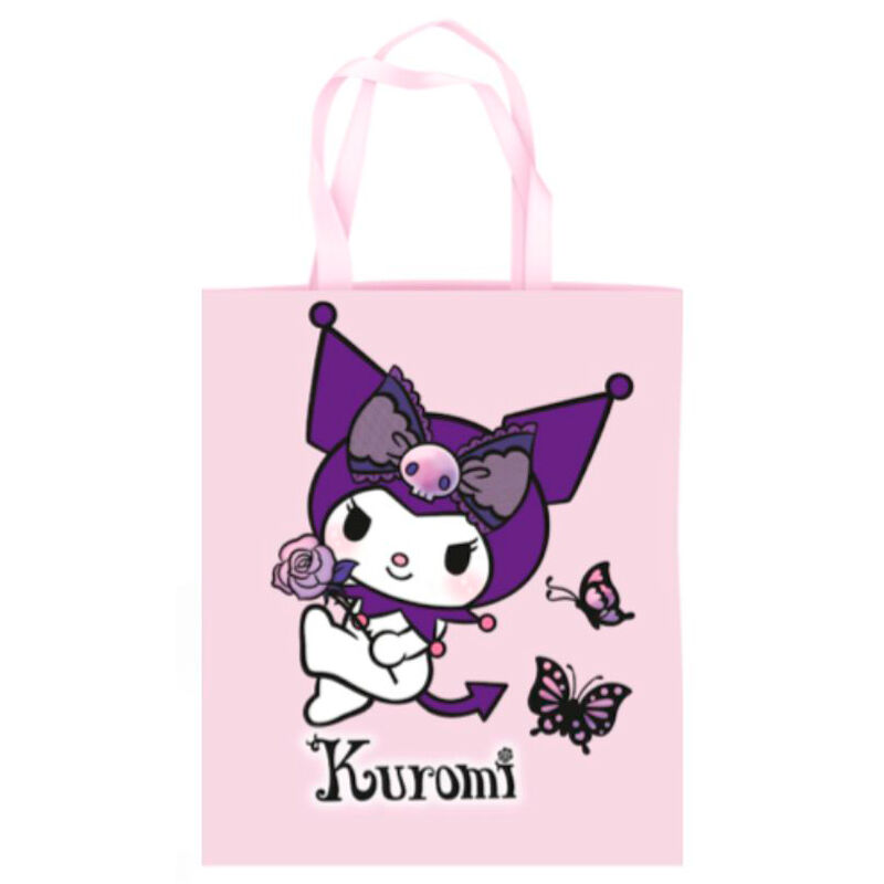 Bolsa shopping Pink Butterfly Kuromi Hello Kitty - Frikibase.com