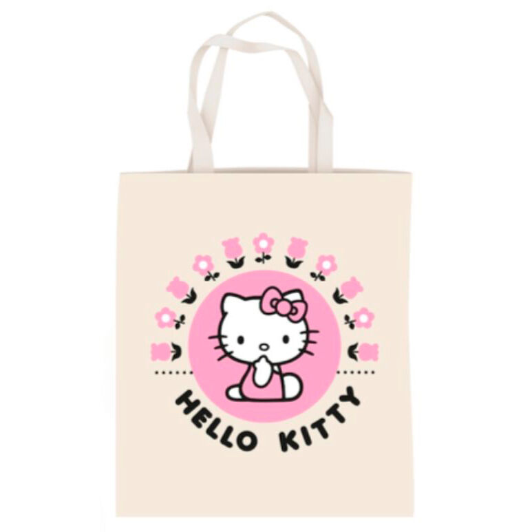 Bolsa shopping Pink Circle Hello Kitty - Frikibase.com