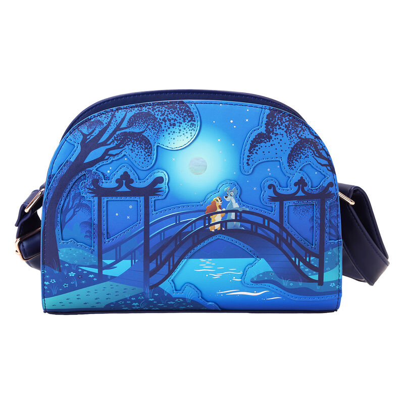 Bolso bandolera 70th Anniversary La Dama y el Vagabundo Disney Loungefly - Frikibase.com