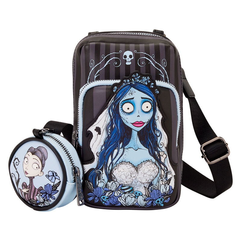 Bolso bandolera + monedero La Novia Cadaver Loungefly - Frikibase.com
