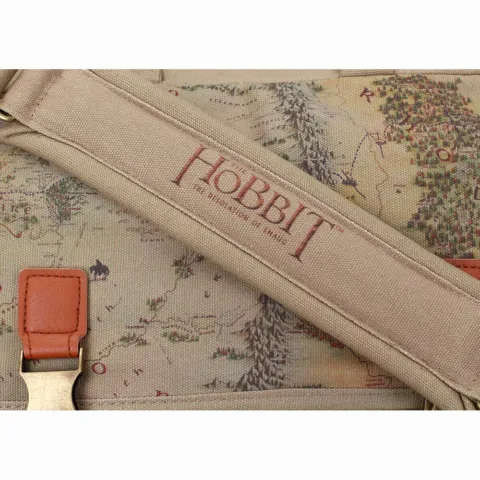 Bolso bandolera tela Mapa Hobbit - Frikibase.com