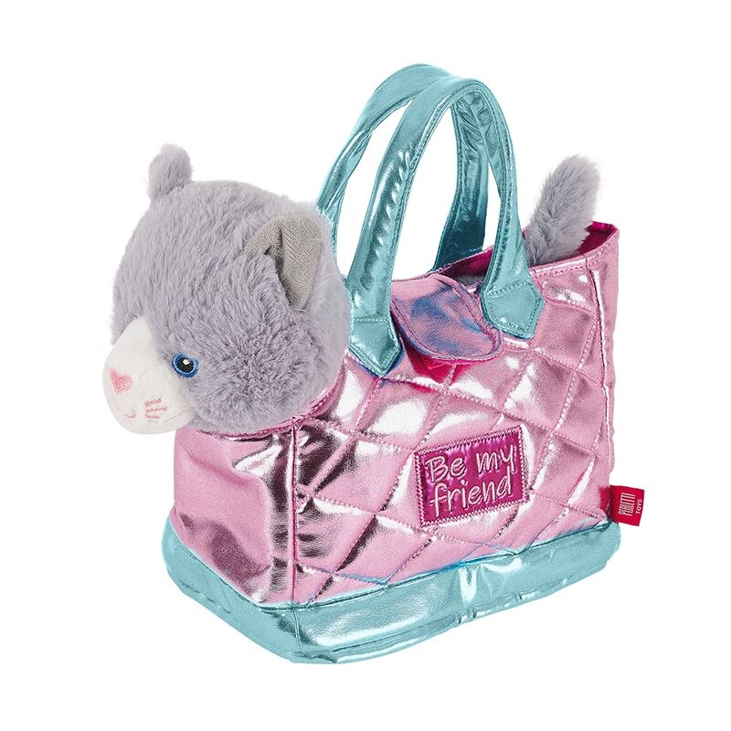 Bolso mano + peluche Rosa gato Coco 28cm - Frikibase.com