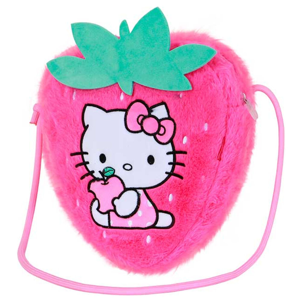 Bolso peluche Fresa Hello Kitty - Frikibase.com